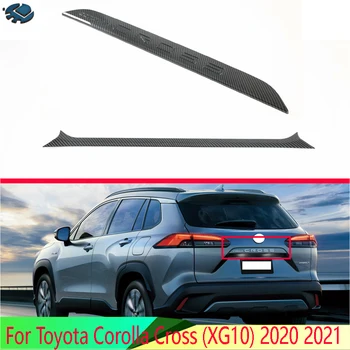 За Toyota Corolla Cross (XG10) 2020 2021 Стил на Въглеродни Влакна в Задната Врата на Багажника Капака на Багажника Тапицерия на Капака на Багажника Гарнитура