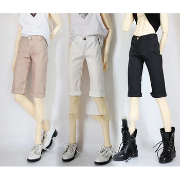 Аксесоари за кукли BJD са подходящи за панталони 1/3 и 1/4 универсалните модни три-цветни панталони с маншети среден размер панталони с пет цента